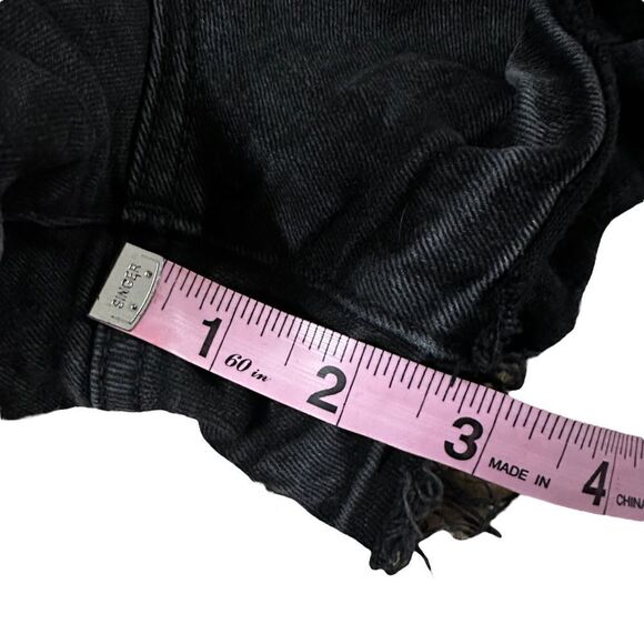 Madewell ~ Black Denim Shorts ~ size 27 - Picture 6 of 7